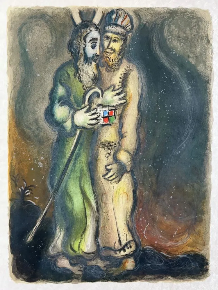 Lithografie Chagall - Then the Lorde sayde unto Aaron ... - The Story of Exodus