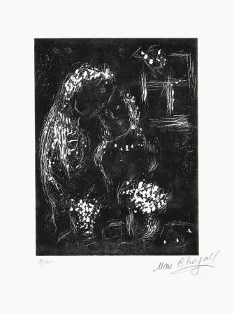 Linosnede Chagall - Ton visage dans les fleurs fraiches