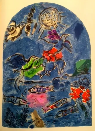 Lithografie Chagall - Tribu de Ruben