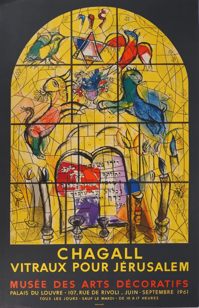 Geïllustreerd Boek Chagall - Vitraux de Jérusalem, Tribu de Lévi