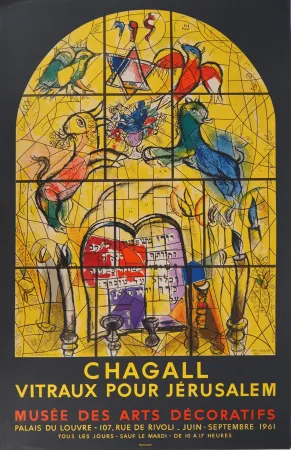 Geïllustreerd Boek Chagall - Vitraux de Jérusalem, Tribu de Lévi