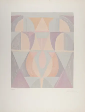Lithografie Charchoune - Composition, 1971 - Hand-signed