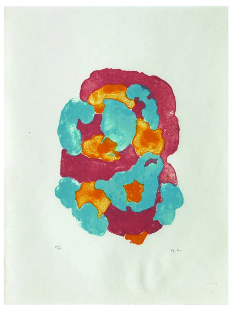 Lithografie Chaudouët - Lichens 1