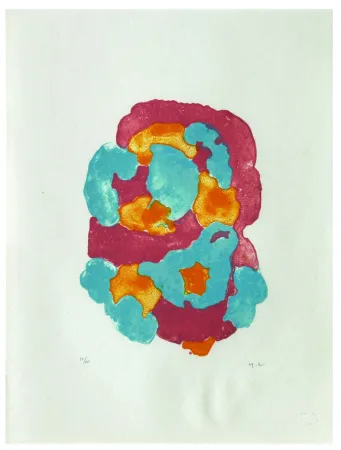 Lithografie Chaudouët - Lichens 1