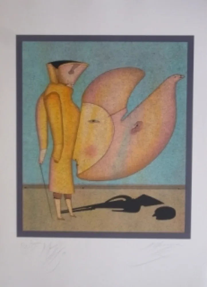 Lithografie Chemiakin - Carnaval