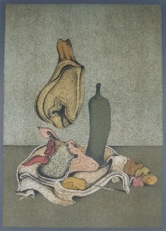 Lithografie Chemiakin - Nature morte