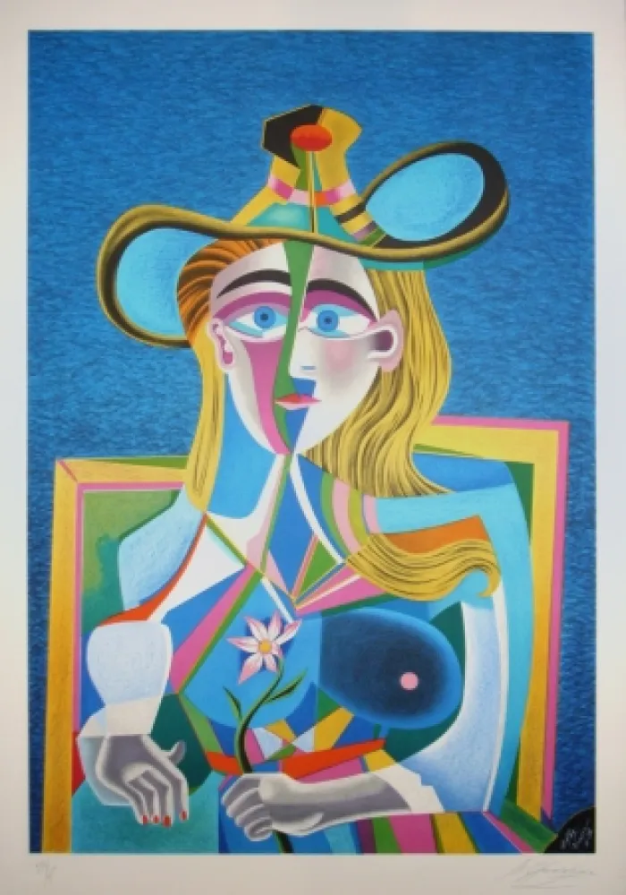 Lithografie Chemiakin - Picasso transformation 2