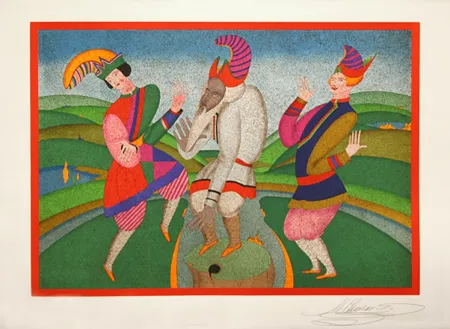 Lithografie Chemiakin - RITES OF SPRING