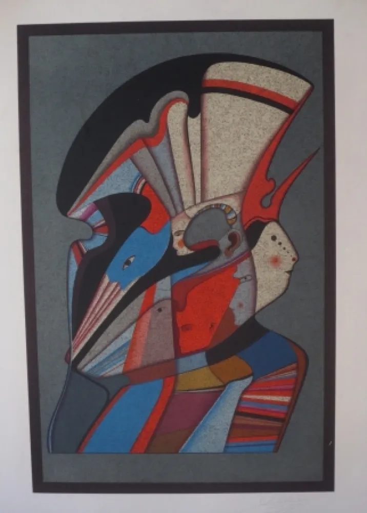 Lithografie Chemiakin - Sans titre