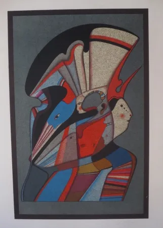 Lithografie Chemiakin - Sans titre