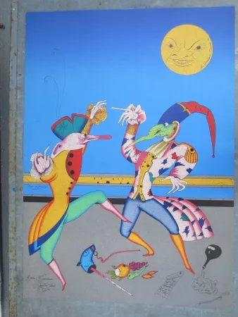 Lithografie Chemiakin - Sans titre