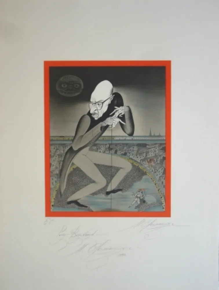 Lithografie Chemiakin - Stravinsky