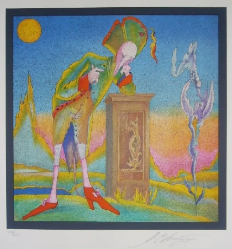Lithografie Chemiakin - Suite Carnaval de Saint Petersbourg 3
