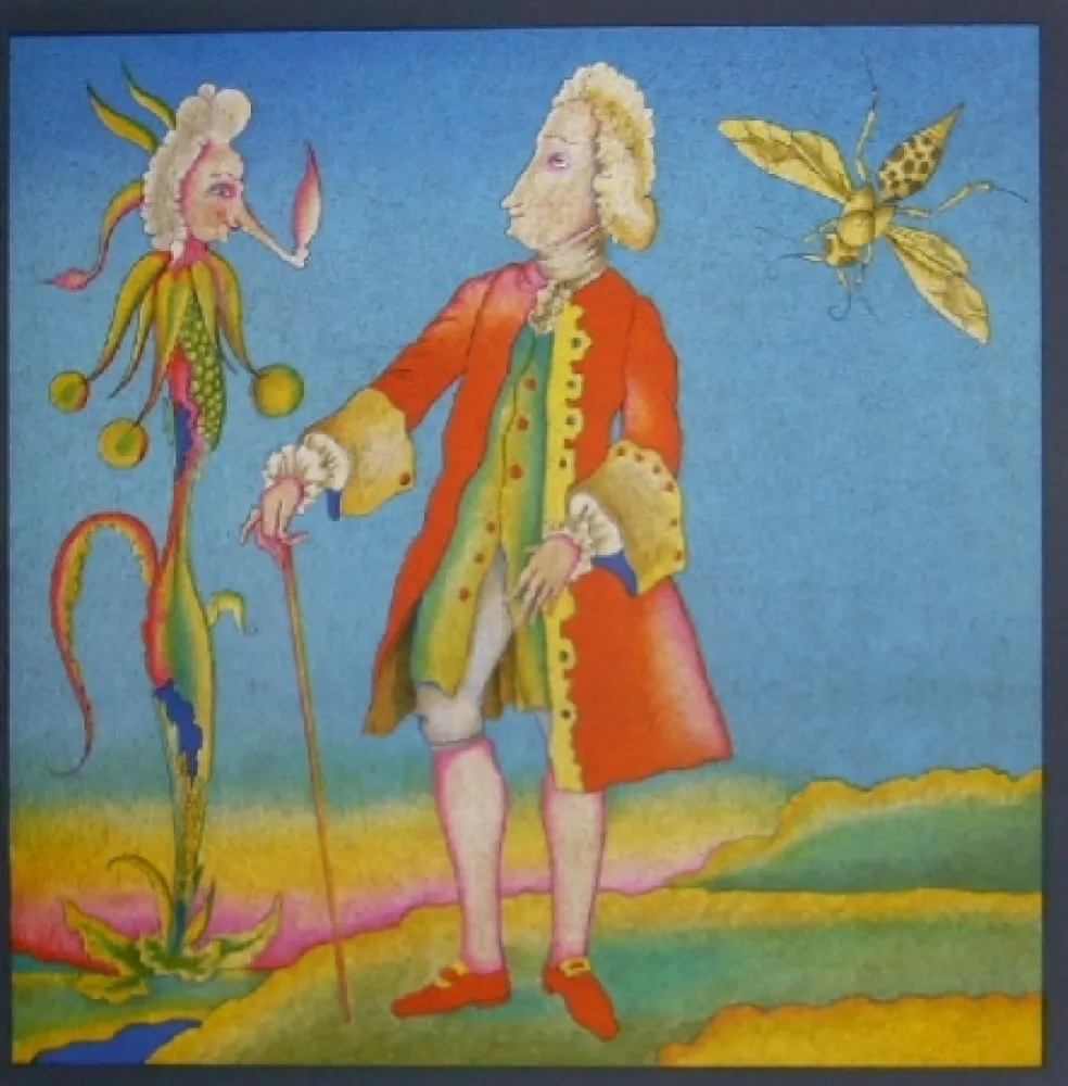 Lithografie Chemiakin - Suite Carnaval de Saint Petersbourg 5