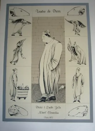 Lithografie Chemiakin - Ventre de Paris 1