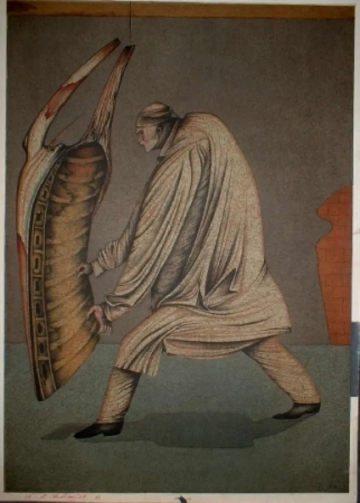 Lithografie Chemiakin - Ventre de Paris 10