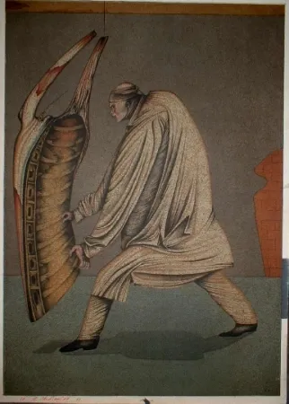 Lithografie Chemiakin - Ventre de Paris 10