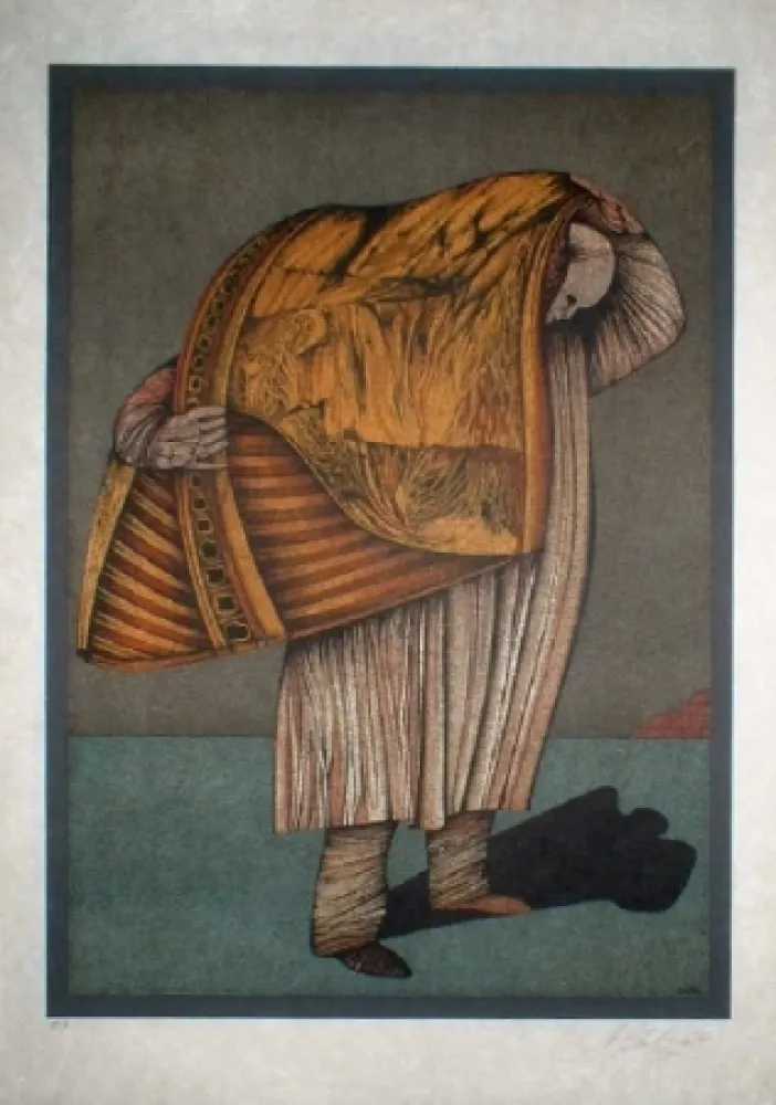 Lithografie Chemiakin - Ventre de Paris 11