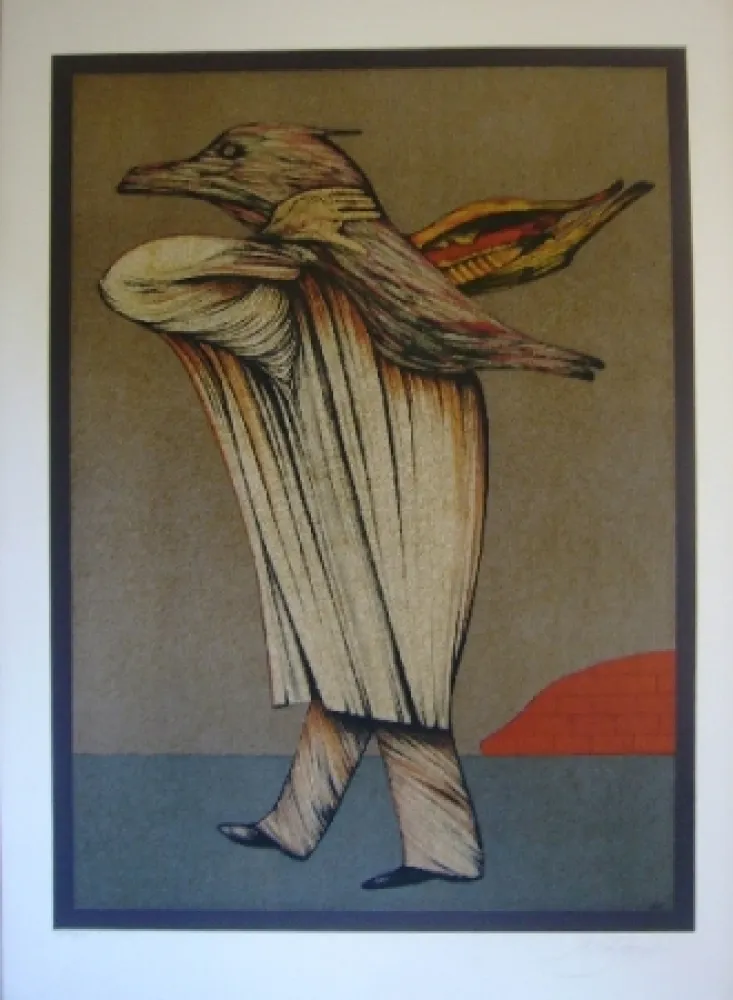 Lithografie Chemiakin - Ventre de Paris 12