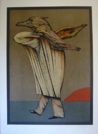 Lithografie Chemiakin - Ventre de Paris 12