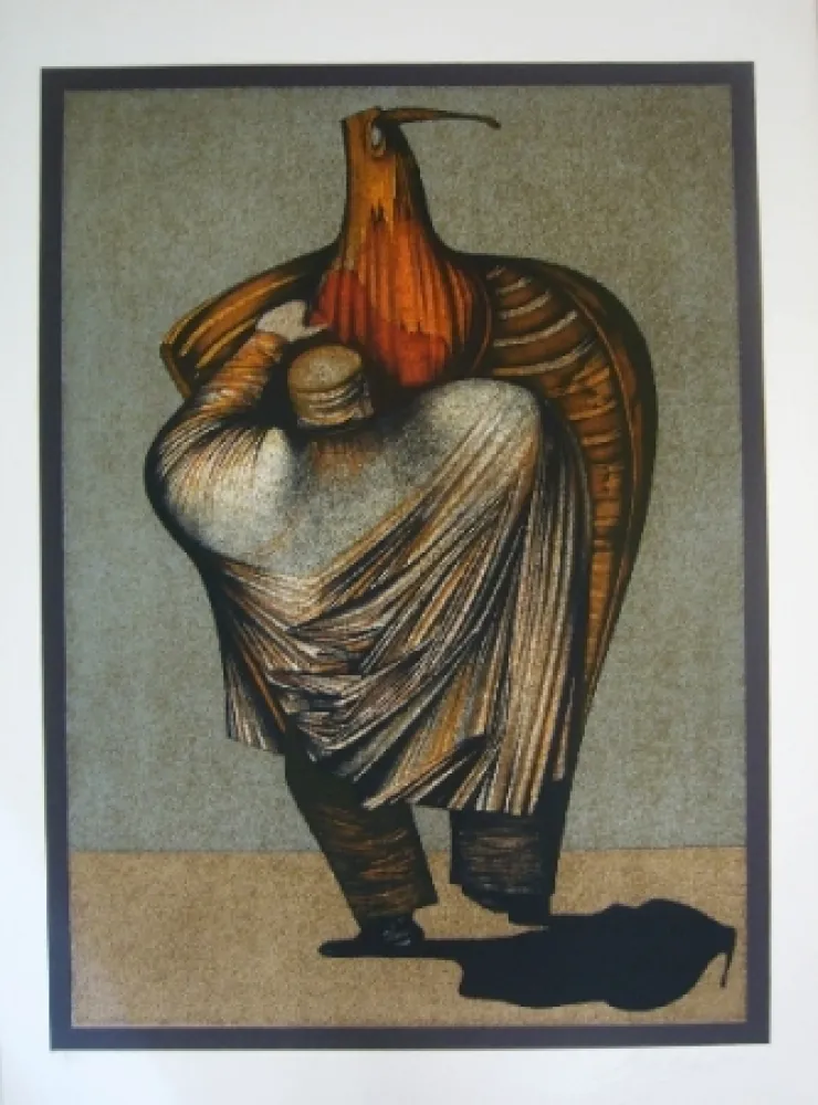 Lithografie Chemiakin - Ventre de Paris 13