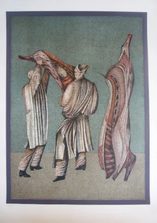 Lithografie Chemiakin - Ventre de Paris 3