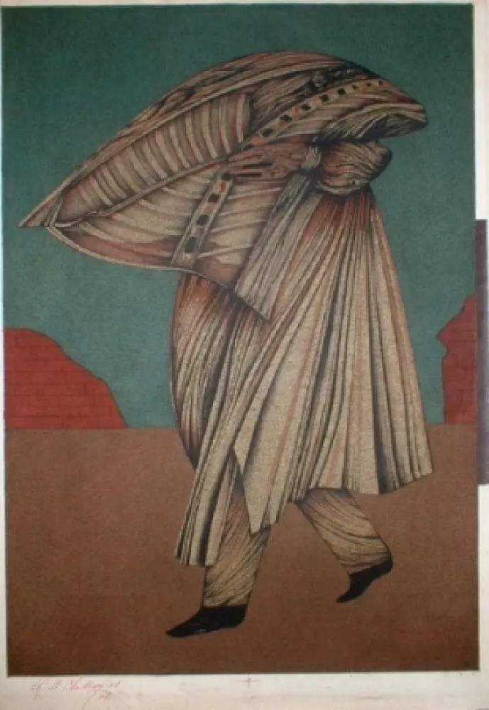 Lithografie Chemiakin - Ventre de Paris 4