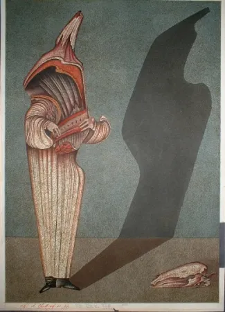 Lithografie Chemiakin - Ventre de Paris 5