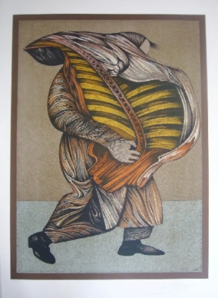 Lithografie Chemiakin - Ventre de Paris 7