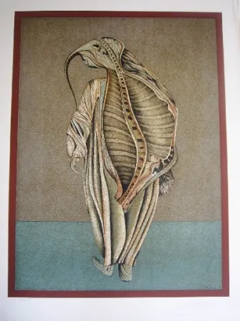 Lithografie Chemiakin - Ventre de Paris 8