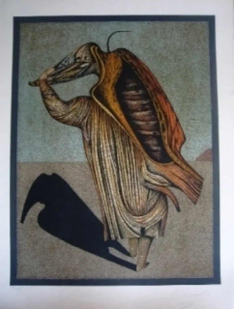 Lithografie Chemiakin - Ventre de Paris 9