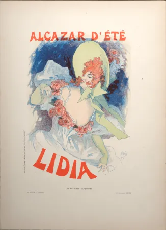 Lithografie Cheret - Alcazar d'Été Lidia, 1896