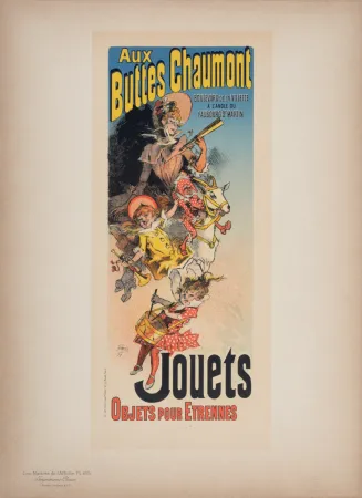 Lithografie Cheret - Les Maîtres de l'Affiche : Aux Buttes Chaumont, 1898