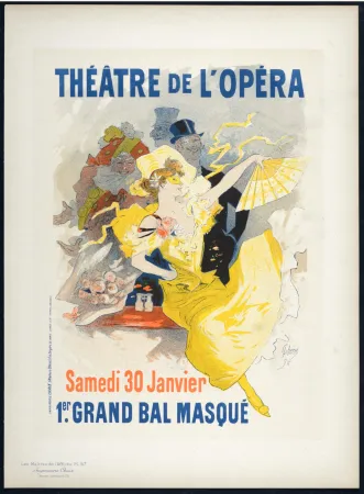 Lithografie Cheret - Maitres de L'affiche : Théâtre de l'Opéra, 1897
