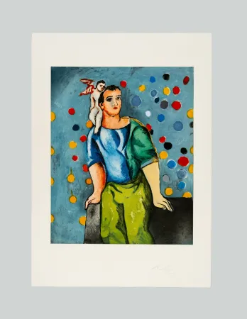 Ets En Aquatint Chia - Composition