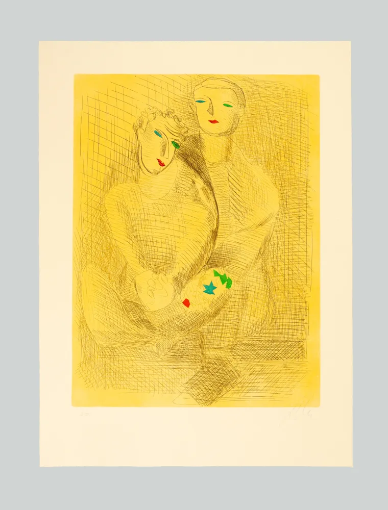 Ets En Aquatint Chia - Improvvisazioni su Leonardo (A)