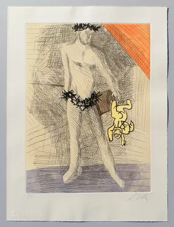 Ets En Aquatint Chia - Improvvisazioni su Leonardo (E)