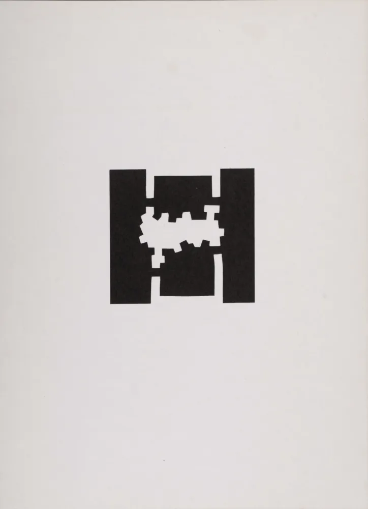 Lithografie Chillida - Abstract Composition #2, 1980