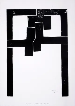 Zeefdruk Chillida - (After) Barcelona I, 1971