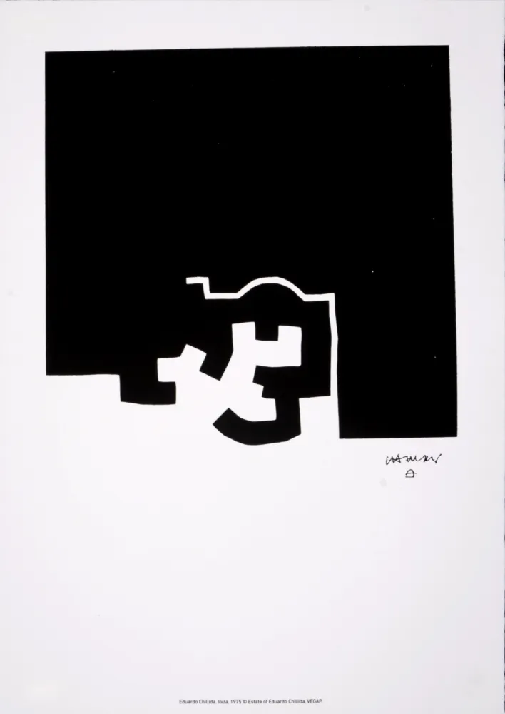 Zeefdruk Chillida - (After) Ibiza, 1975