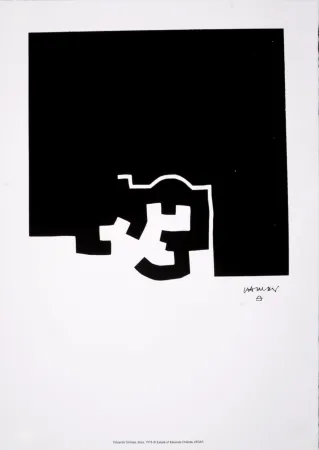Zeefdruk Chillida - (After) Ibiza, 1975