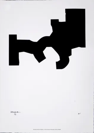 Zeefdruk Chillida - (After) Madrid I, 1972