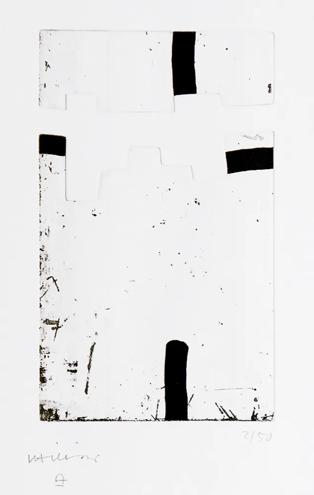 Ets En Aquatint Chillida - Argi IV