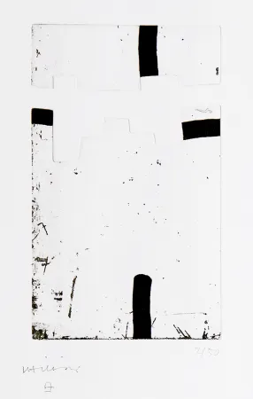 Ets En Aquatint Chillida - Argi IV