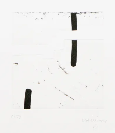 Ets En Aquatint Chillida - Argi V