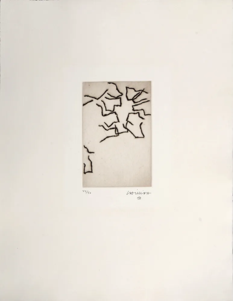 Lithografie Chillida - Articulations III, 1962 - Hand-signed!