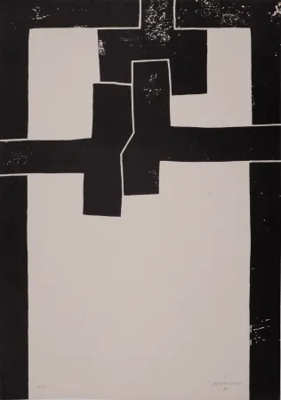 Lithografie Chillida - Barcelona I, 1971 - Hand-signed!