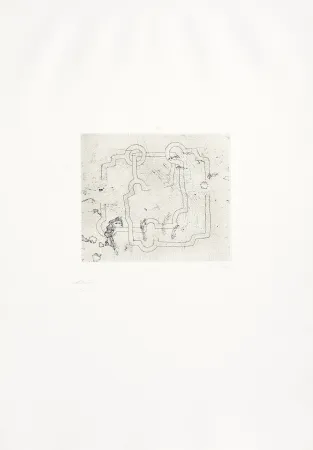 Gravure Chillida - Bidearte I 