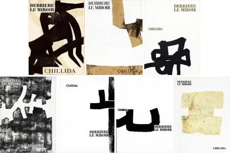 Geïllustreerd Boek Chillida - CHILLIDA : Collection complète des 7 volumes de la revue DERRIÈRE LE MIROIR consacrés à Chillida (parus de 1956 à 1980)