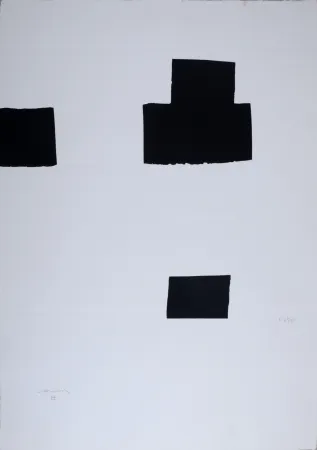 Zeefdruk Chillida - Composition